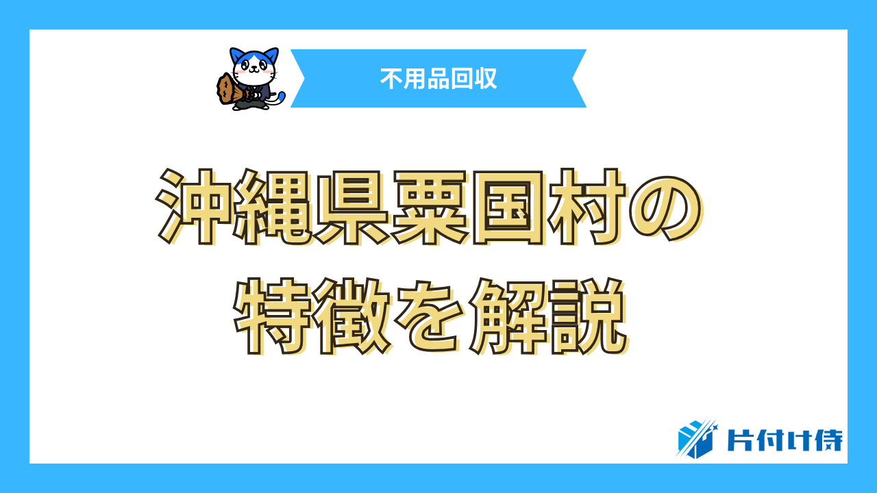 沖縄県粟国村の特徴を解説