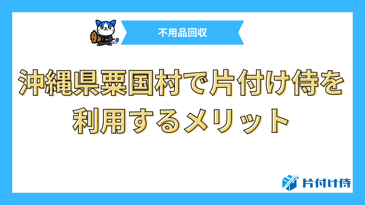 沖縄県粟国村で片付け侍を利用するメリット