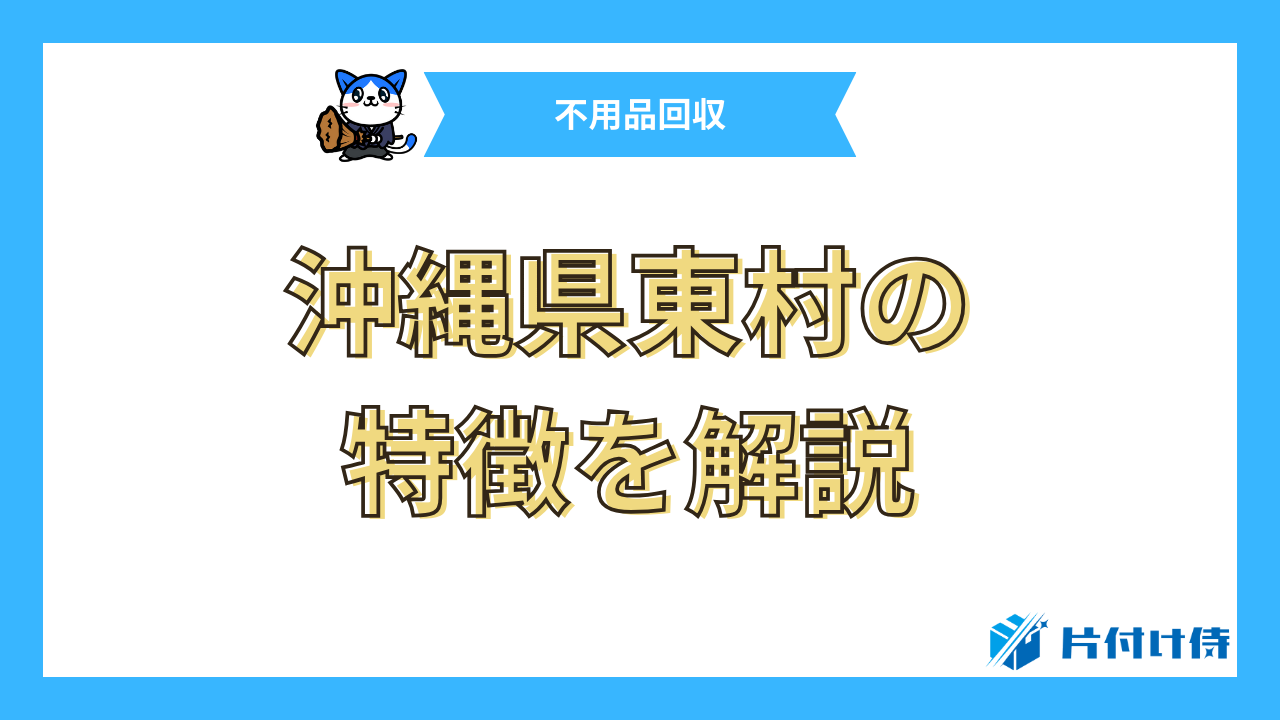 沖縄県東村の特徴を解説