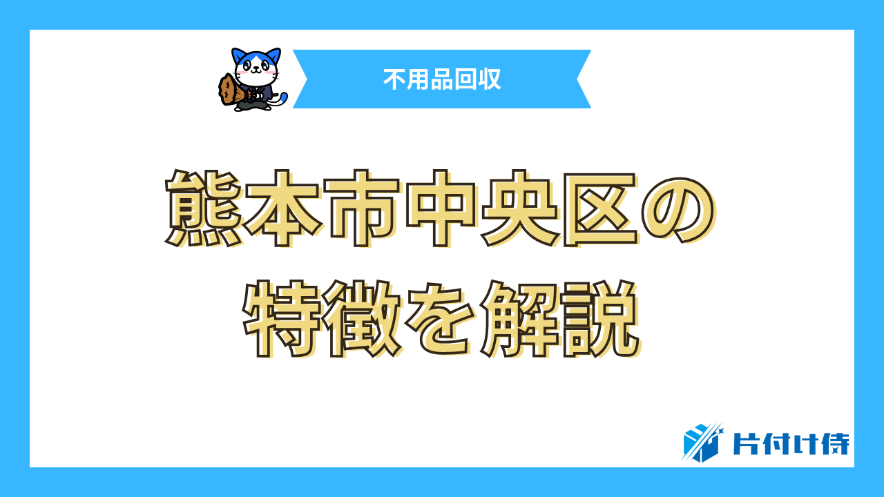 熊本市中央区の特徴を解説