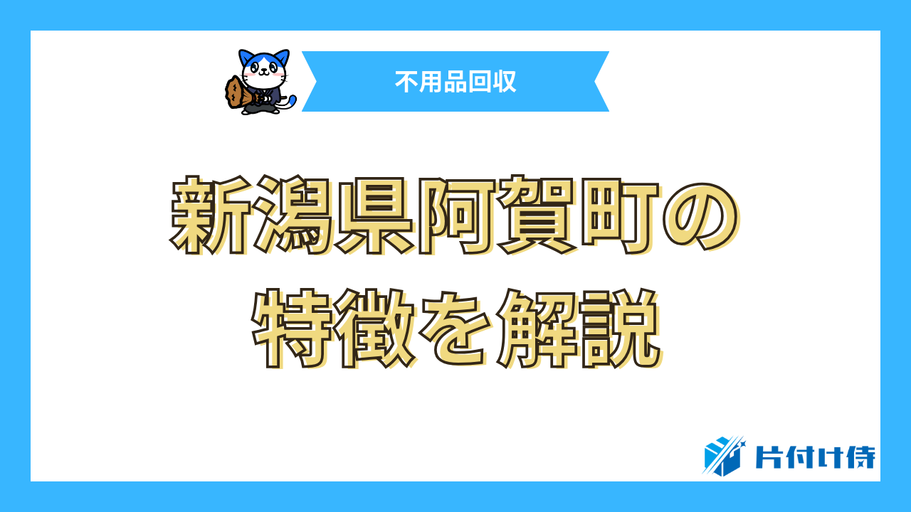 新潟県阿賀町の特徴を解説