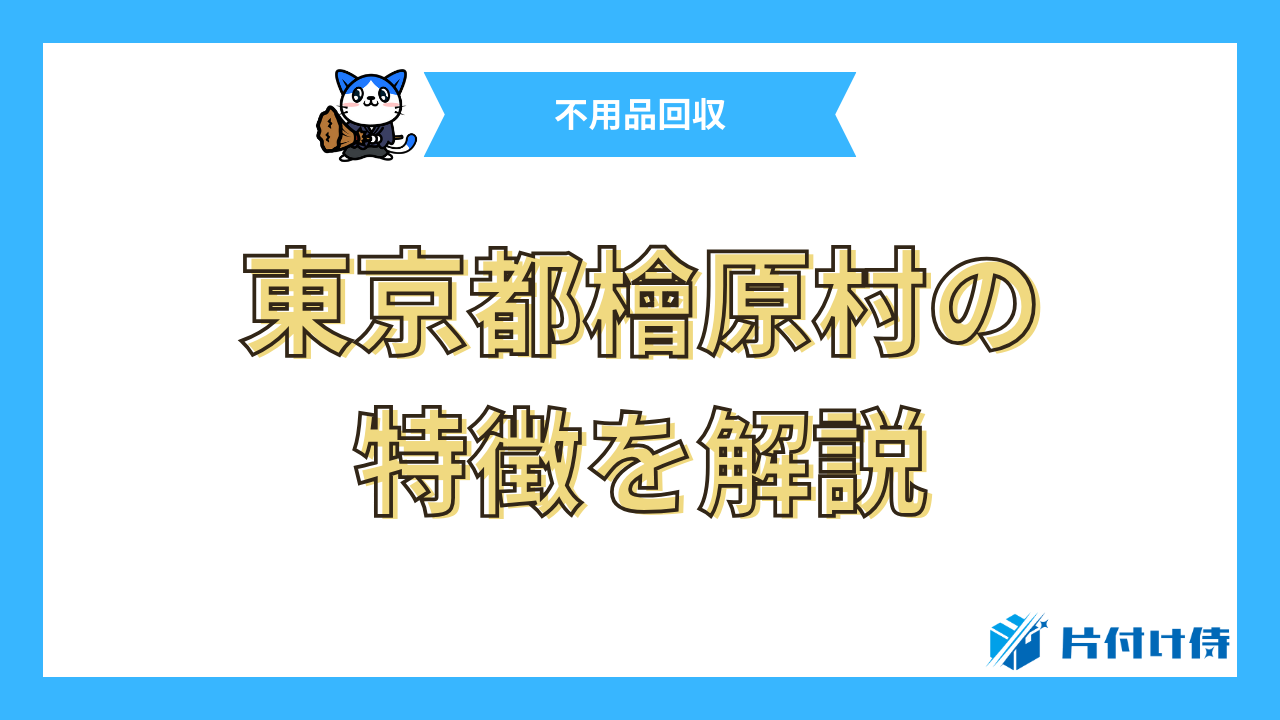 東京都檜原村の特徴を解説