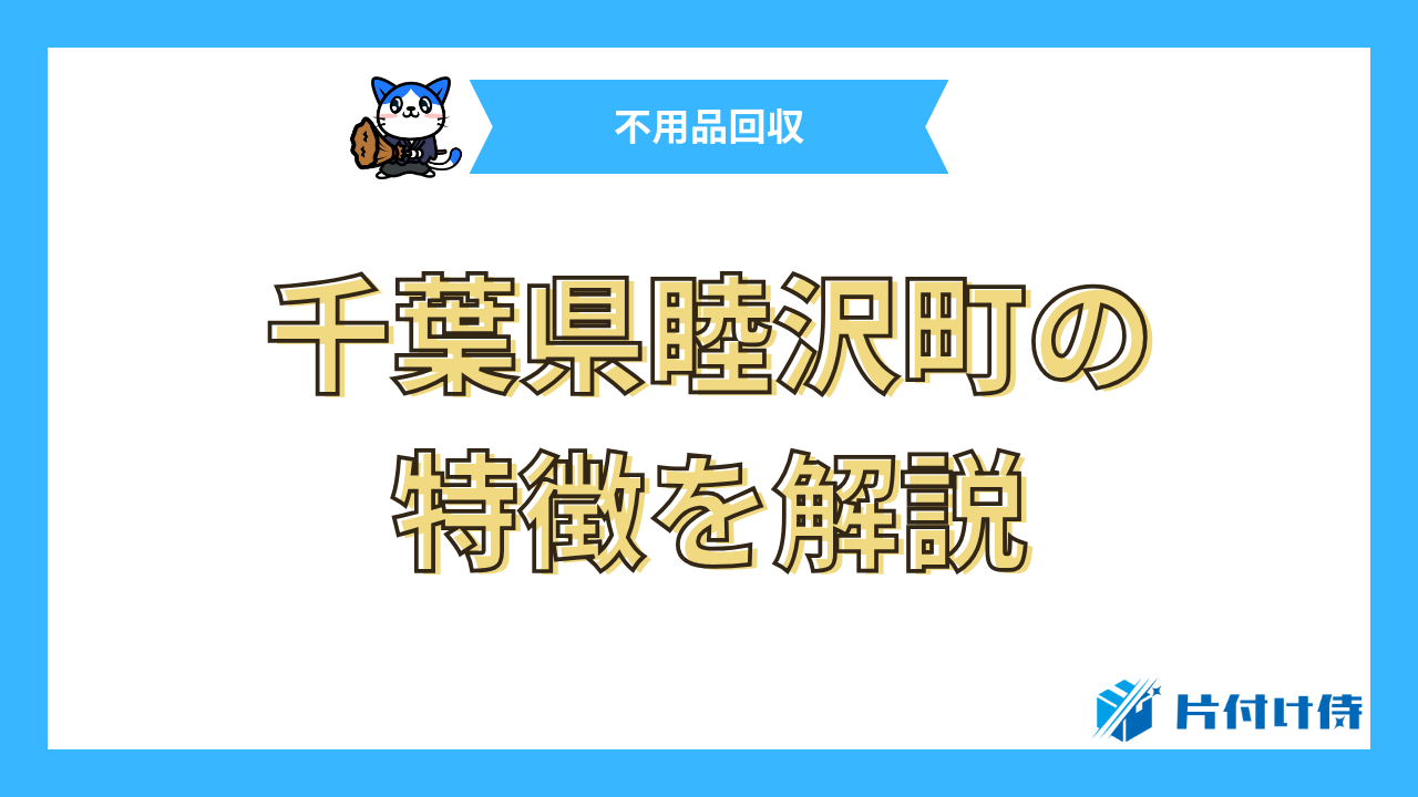 千葉県睦沢町の特徴を解説