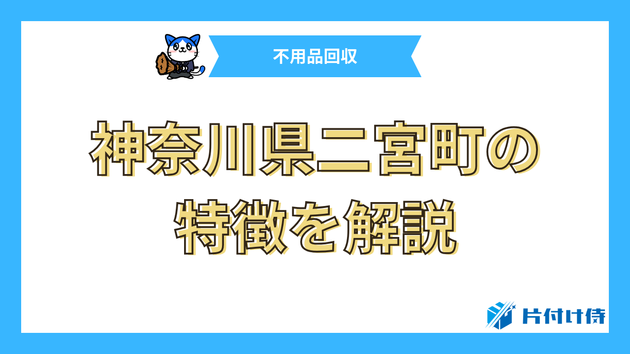 神奈川県二宮町の特徴を解説