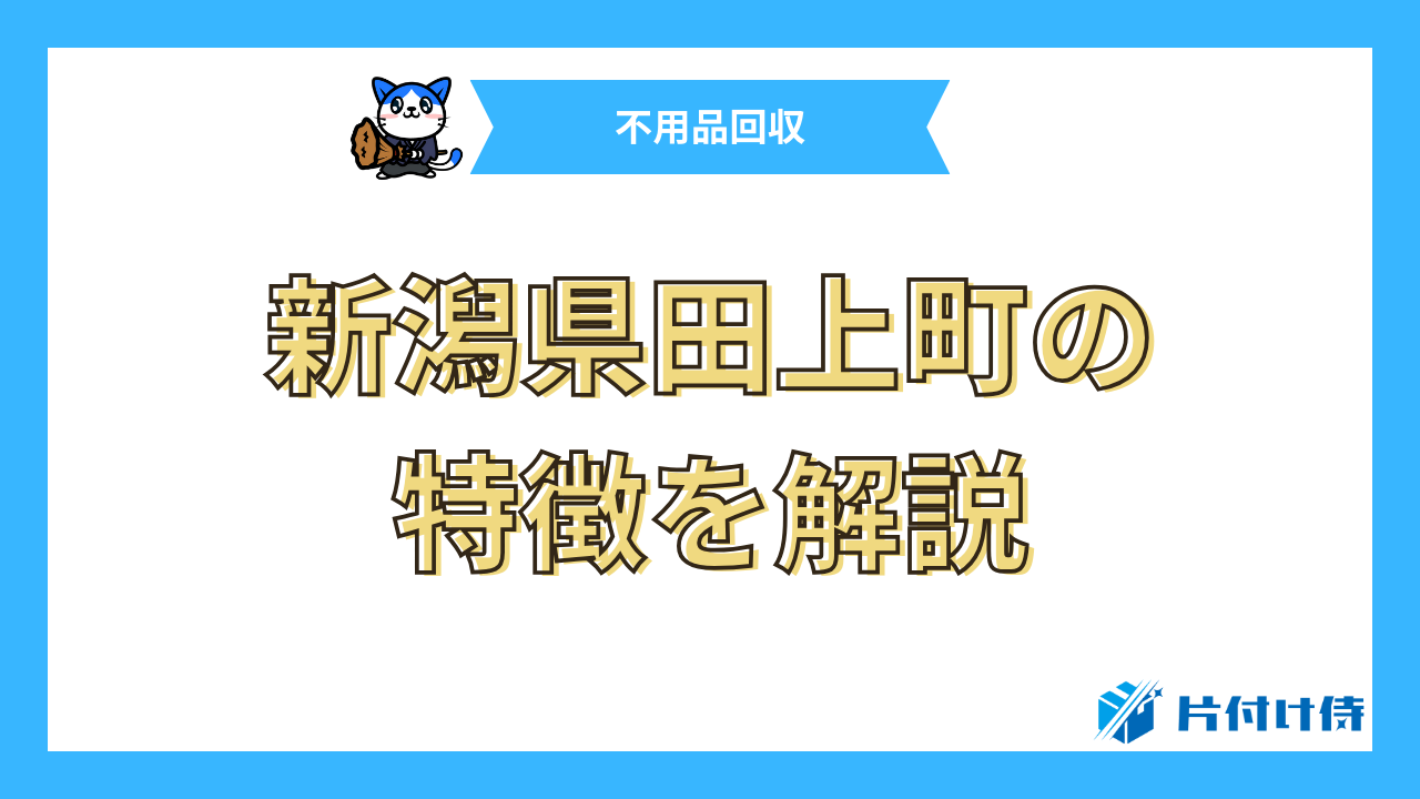 新潟県田上町の特徴を解説