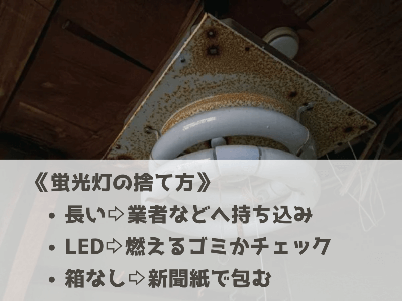 蛍光灯の捨て方